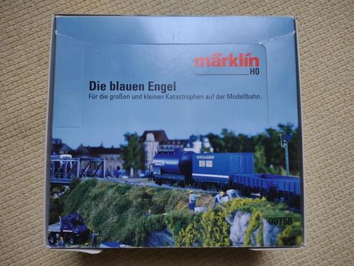 Märklin H0 00758 Die blauen Engel, set 24 goederenwagons THW, Hobby en Vrije tijd, Modeltreinen | H0, Nieuw, Wagon, Gelijkstroom of Wisselstroom