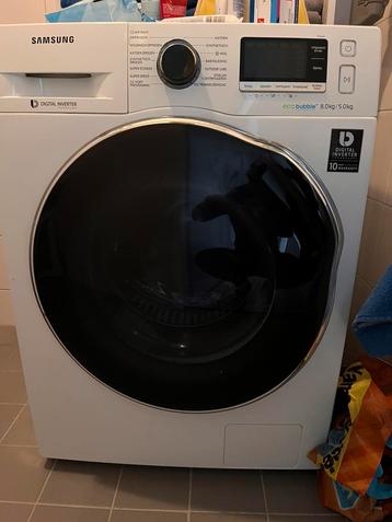 Samsung was-droog combi Ecobubble 8kg beschikbaar voor biedingen