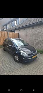 Renault Clio 1.2 TCE 100 Estate 2008 Zwart, Auto's, Renault, Voorwielaandrijving, 535 kg, 4 cilinders, 1095 kg
