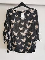 H&M blouse met print mt. 38, Kleding | Dames, Blouses en Tunieken, Nieuw, Maat 38/40 (M), H&M, Verzenden