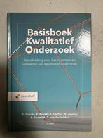 Basisboek ‘Kwalitatief Ondedzoek’, Ophalen of Verzenden, Nieuw