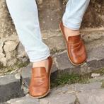 Barefoot + aardende heren loafers, Loafers, Hilversum, The Minimalist Barefoot, Bruin