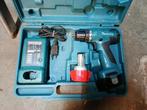 makita 6261D met lader en accu's in koffer, Doe-het-zelf en Verbouw, Ophalen of Verzenden, Gebruikt, Boor- en Schroefmachine