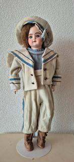 Antiek Popje met Matrozenpak 46 cm., Verzamelen, Poppen, Ophalen of Verzenden, Gebruikt, Pop