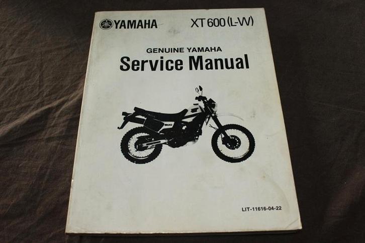 Yamaha XT600 L-W 1990 motorcycle service manual  XT 600, Motoren, Handleidingen en Instructieboekjes, Yamaha, Ophalen of Verzenden