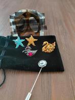 Swarovski verschillende pins & dasspeld, Verzamelen, Ophalen of Verzenden, Zo goed als nieuw, Overige typen