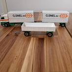 G SNEL WOERDEN TEKNO SCANIA 6 X 2 & Hanger Huif /Losse Hange, Verzenden, Zo goed als nieuw, Bus of Vrachtwagen, Tekno