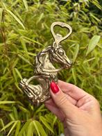 Vintage messing flessenopener paard,zgan, Antiek en Kunst, Ophalen of Verzenden