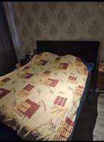 Boxspring 160x 200, Ophalen, Bruin, Tweepersoons, Zo goed als nieuw