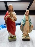Gipsen beeld Jezus en Maria, Antiek en Kunst, Ophalen