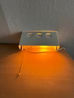 Originele ANVIA Wandlamp Bedlampje - Jaren 60/70 + Trekkoord, Huis en Inrichting, Ophalen of Verzenden, Gebruikt, Metaal, Vintage Retro Anvia