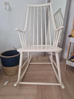 Vintage Schommelstoel - Comfortabel & Stijlvol, Huis en Inrichting, Stoelen, Ophalen, Gebruikt, Wit, Vintage