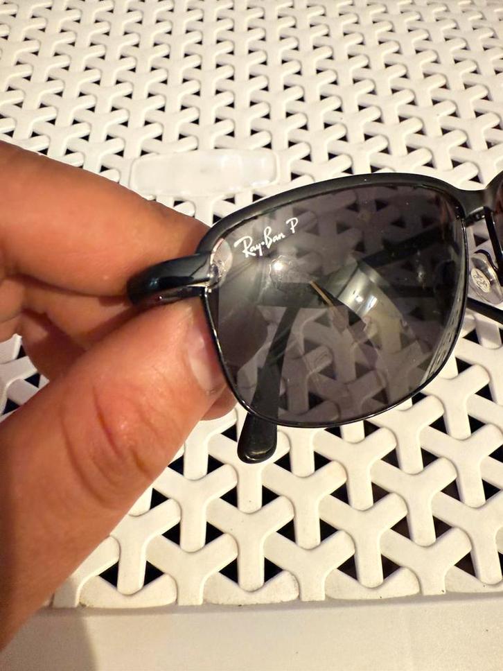 Rayban chromance, Sieraden, Tassen en Uiterlijk, Zonnebrillen en Brillen | Dames, Zo goed als nieuw, Zonnebril, Ray-Ban, Zwart