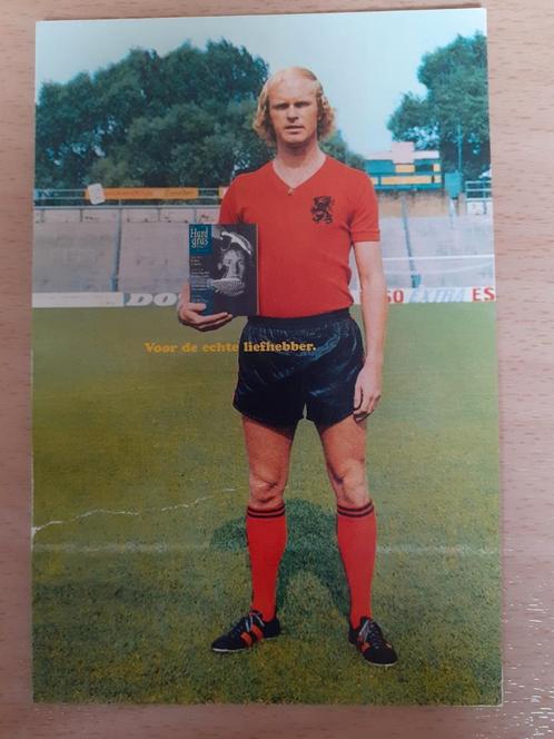 Ruud Geels promotiekaart Hard Gras, Verzamelen, Sportartikelen en Voetbal, Zo goed als nieuw, Poster, Plaatje of Sticker, Ophalen of Verzenden