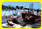 Rotterdam, Havengezicht - boten kranen - 1988 gelopen, Ophalen of Verzenden, 1980 tot heden, Gelopen, Zuid-Holland