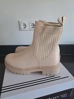 Enkelboots maat 40 nieuw stretch beige, Kleding | Dames, Verzenden, Nieuw, Beige, Lage of Enkellaarzen