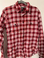 Geruit overhemd van SHM. Maat S/M, Ophalen of Verzenden, Zo goed als nieuw, Rood, Halswijdte 39/40 (M)