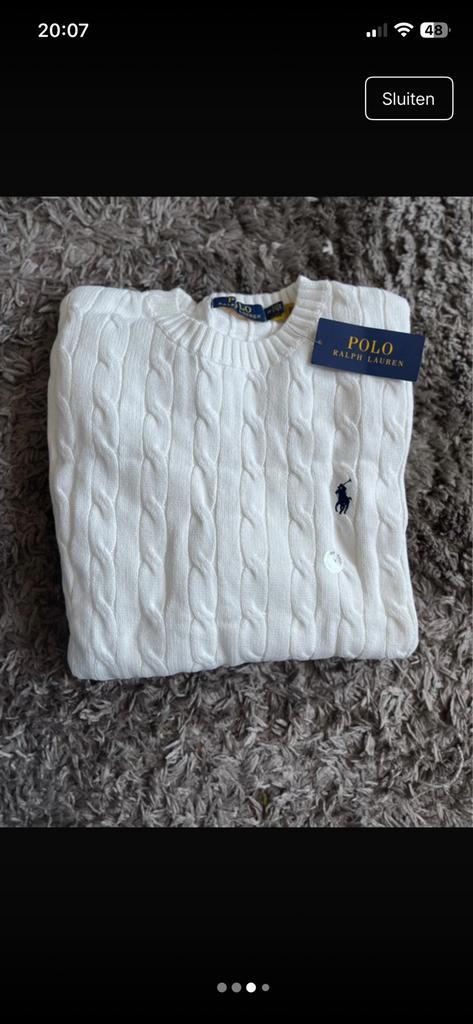 ≥ Witte Ralph Lauren trui — Truien en Vesten — Marktplaats