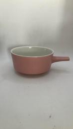 Vintage Royco soepkom met handvat, rose., Ophalen of Verzenden, Zo goed als nieuw