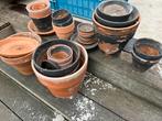 Gratis terracotta potten, Ophalen, Gebruikt, Rond, Terracotta