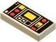 Lego Space Stenen 1x2 Tile with Red and Yellow Controls and, Ophalen of Verzenden, Zo goed als nieuw, Losse stenen, Lego
