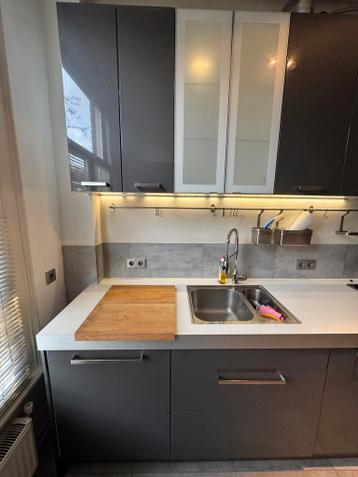 Ikea Faktum keuken, glanzend grijsblauw - afbeelding 4