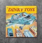 Dinky toys emaillen retro reclame bord verzamel kado cadeau, Reclamebord, Ophalen of Verzenden, Zo goed als nieuw