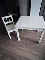 Kindertafel met stoel, Kinderen en Baby's, Kinderkamer | Tafels en Stoelen, Ophalen, Zo goed als nieuw, Tafel(s) en Stoel(en)
