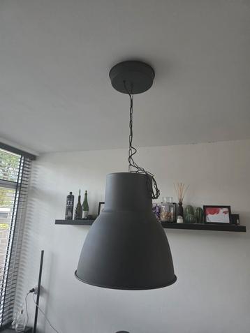 Stoere industriële hanglamp donkergrijs/antraciet beschikbaar voor biedingen