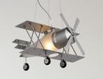 Vliegtuig hanglamp Lucide, Ophalen, Zo goed als nieuw, Metaal, 50 tot 75 cm