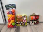 Set fruit sushi en hotdogs nieuw nog verpakt, Ophalen of Verzenden, Nieuw, Kunststof, Speelkeuken-accessoire