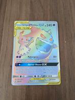 Pokemon kaart Gengar en Mimikyu GX holofoil. Tag Team, Foil, Ophalen of Verzenden, Losse kaart, Zo goed als nieuw