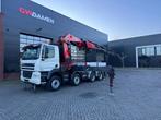DAF CF 85.460 8x4 Tractor unit- Fassi F1100+Flyjib,winch Eur, Euro 5, Achterwielaandrijving, 460 pk, Bluetooth