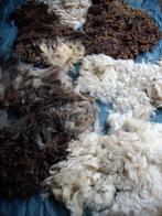 vervilte stukken schapenwol vilten wol vachtvilten, Nieuw, Ophalen of Verzenden, Materiaal