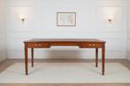 Klassiek Engels bureau 185x95 NIEUW (schrijftafel), Ophalen of Verzenden, Zo goed als nieuw, Bureau