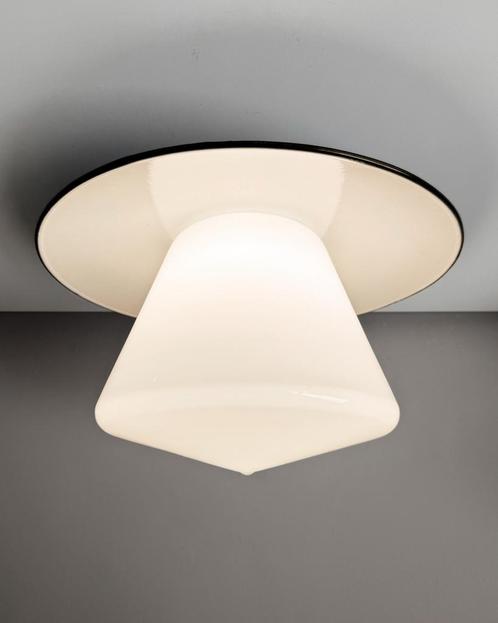 Vintage industriële lamp | Zweden, 1930, Huis en Inrichting, Lampen | Plafondlampen, Gebruikt, Ophalen of Verzenden