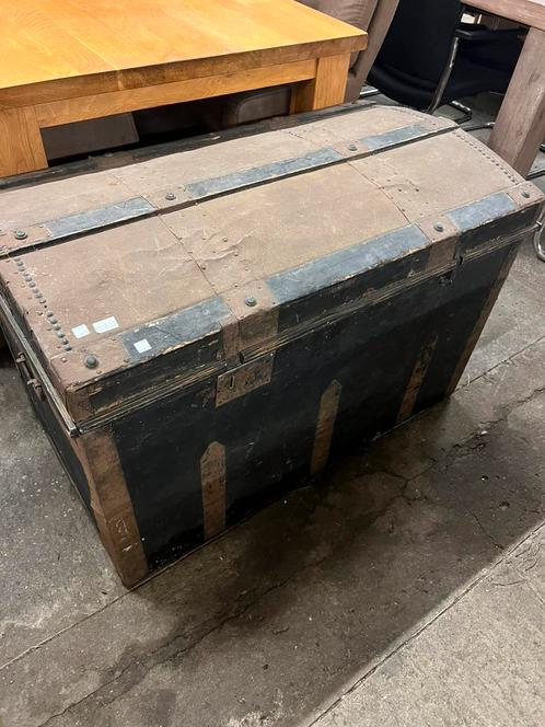 Antieke dekenkist, Huis en Inrichting, Woonaccessoires | Kisten, Minder dan 50 cm, Ophalen