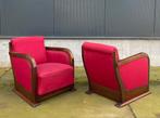 Amsterdamse school set fauteuils design art deco, Huis en Inrichting, Ophalen, Gebruikt