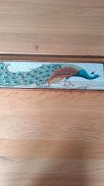 Cloisonne Porseleyne fles ontwerp L.E.F. BODART Pauwtegel, Antiek en Kunst, Antiek | Keramiek en Aardewerk, Ophalen of Verzenden