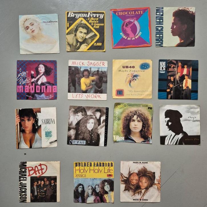 leuke singles van o.a. Michael Jackson en Madonna, Cd's en Dvd's, Vinyl Singles, Gebruikt, Single, Pop, 7 inch, Ophalen of Verzenden