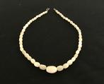 Vintage Maansteen ketting collier * 40 cm, Ophalen of Verzenden, Zo goed als nieuw, Wit, Overige materialen
