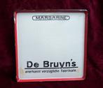 emaille bord of dienblad van De Bruyn's margarine., Ophalen of Verzenden, Zo goed als nieuw, Reclamebord