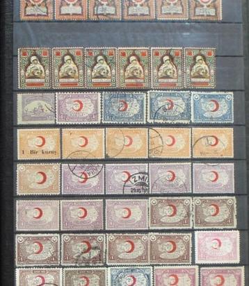 Wereld collectie postzegels (o.a. veel oud Turkije) beschikbaar voor biedingen