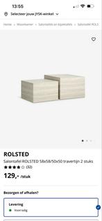 Jysk salon tafeltjes - Nieuwstaat!, Overige materialen, 50 tot 75 cm, Vierkant, Nieuw