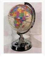 KADO Idee Kleurrijke grote wereldbol licht metalen voet 32cm, Huis en Inrichting, Woonaccessoires | Wereldbollen, Nieuw, Ophalen of Verzenden