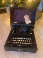Antieke draagbare typemachine (ca. 1920–1930 uit Engeland, Antiek en Kunst, Ophalen of Verzenden