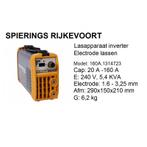 Lasapparaat electrode inverter 160 A Spierings, Niet ingevuld, Niet ingevuld, Niet ingevuld