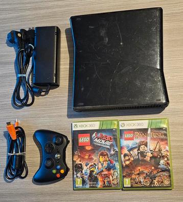 Xbox 360 Elite 250GB + Controller + 2 LEGO Games beschikbaar voor biedingen