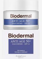 Biodermal Anti Age dagcrème 50+ - Dagcrème, vitamine E SPF15, Nieuw, Gehele gezicht, Ophalen of Verzenden, Verzorging
