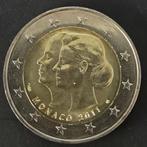 Monaco 2011: Huwelijk van Albert en Charlene (Aanbieding!), Ophalen of Verzenden, Monaco, 2 euro, Losse munt